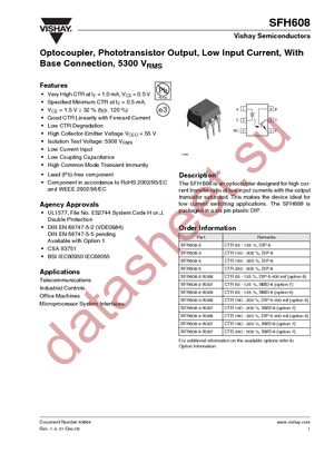 SFH608-5 datasheet  